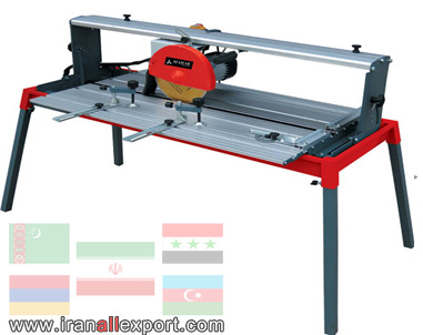 Tile and rock cutting machine